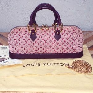 SOLD Louis Vuitton Mini Lin Long Alma